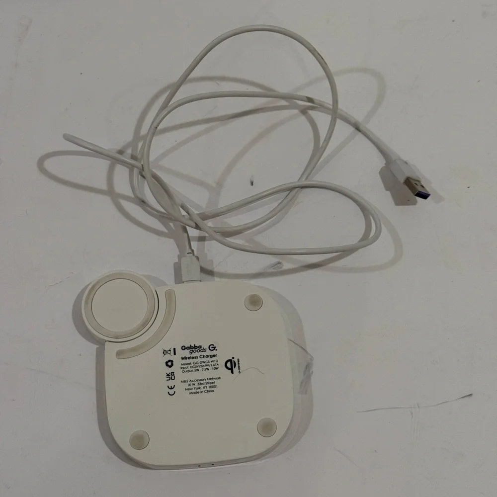 Gabba Goods 2 in 1 Multi Device Charger ~ Model # GG - DWCS - W13
